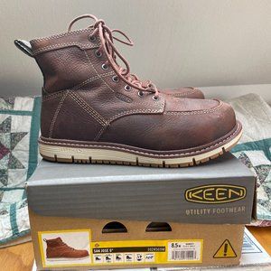 New in Box KEEN Utility San Jose 6" Alloy Toe Wedge Work Construction Boot